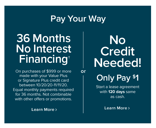 Learn More About Financing Options