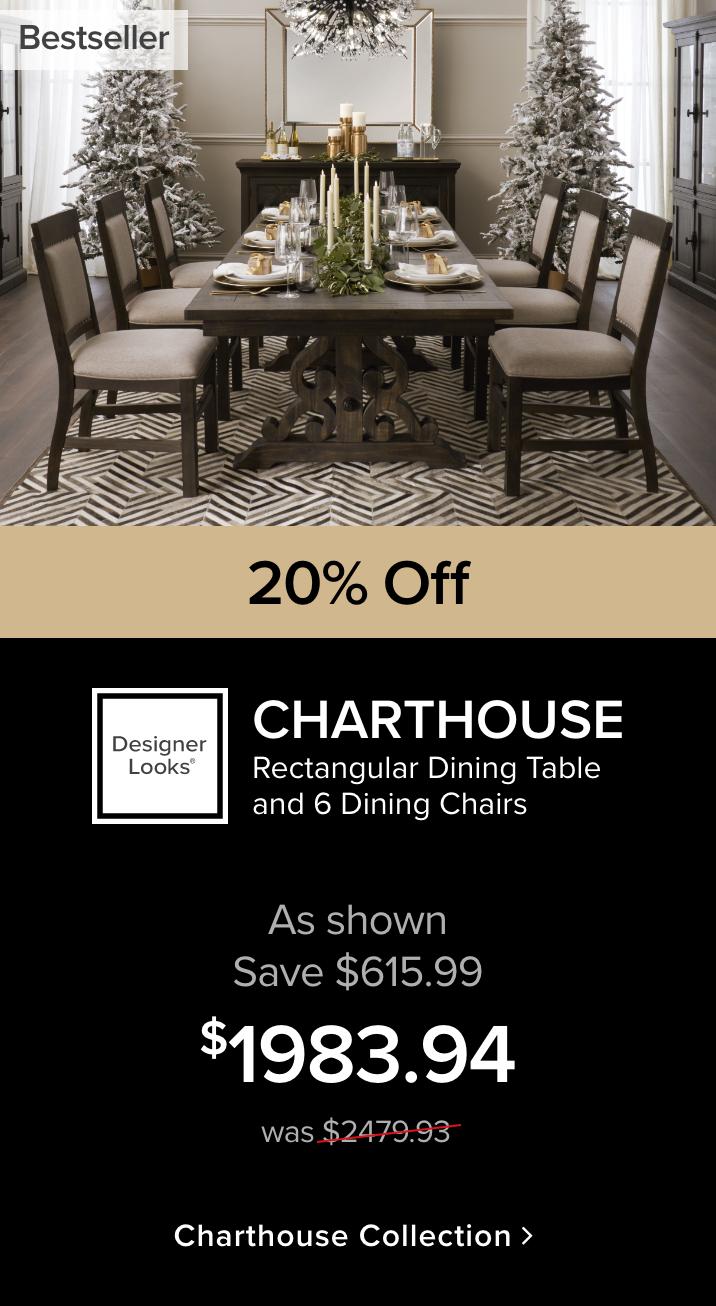 Shop Charthouse Dining Collection
																																																															