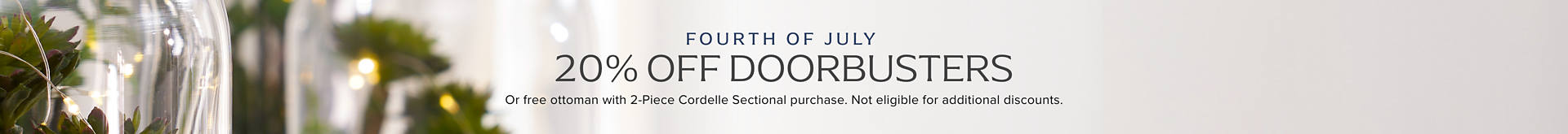 20% Off 4th of July Doorbusters