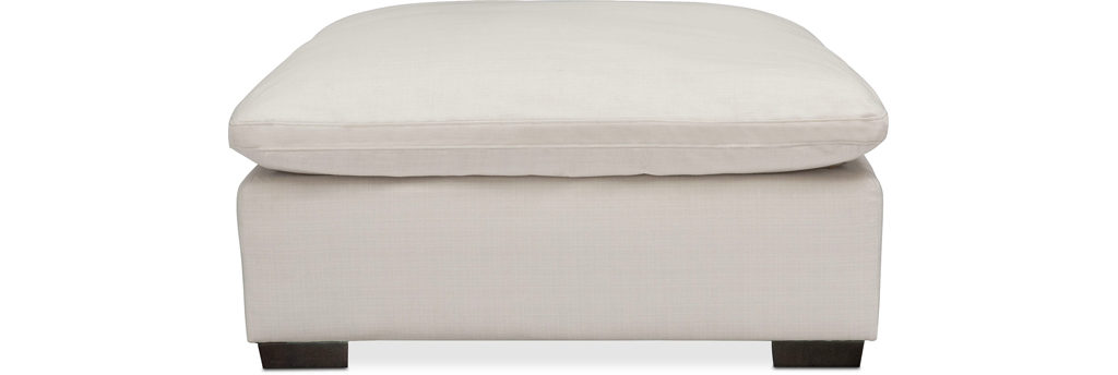 Plush Ottoman