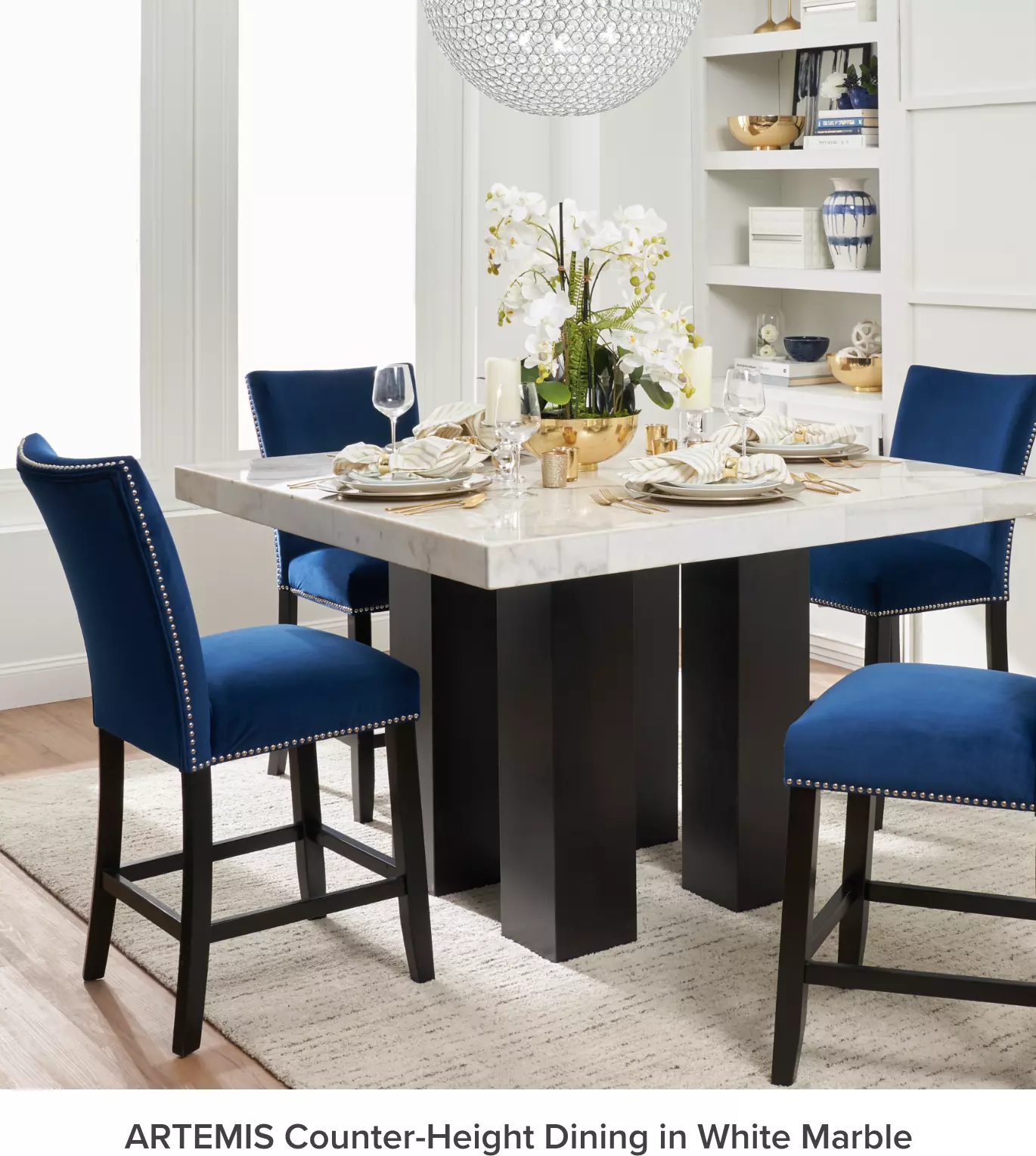 Fall Favorites: New Artemis Dining in Gray Marble