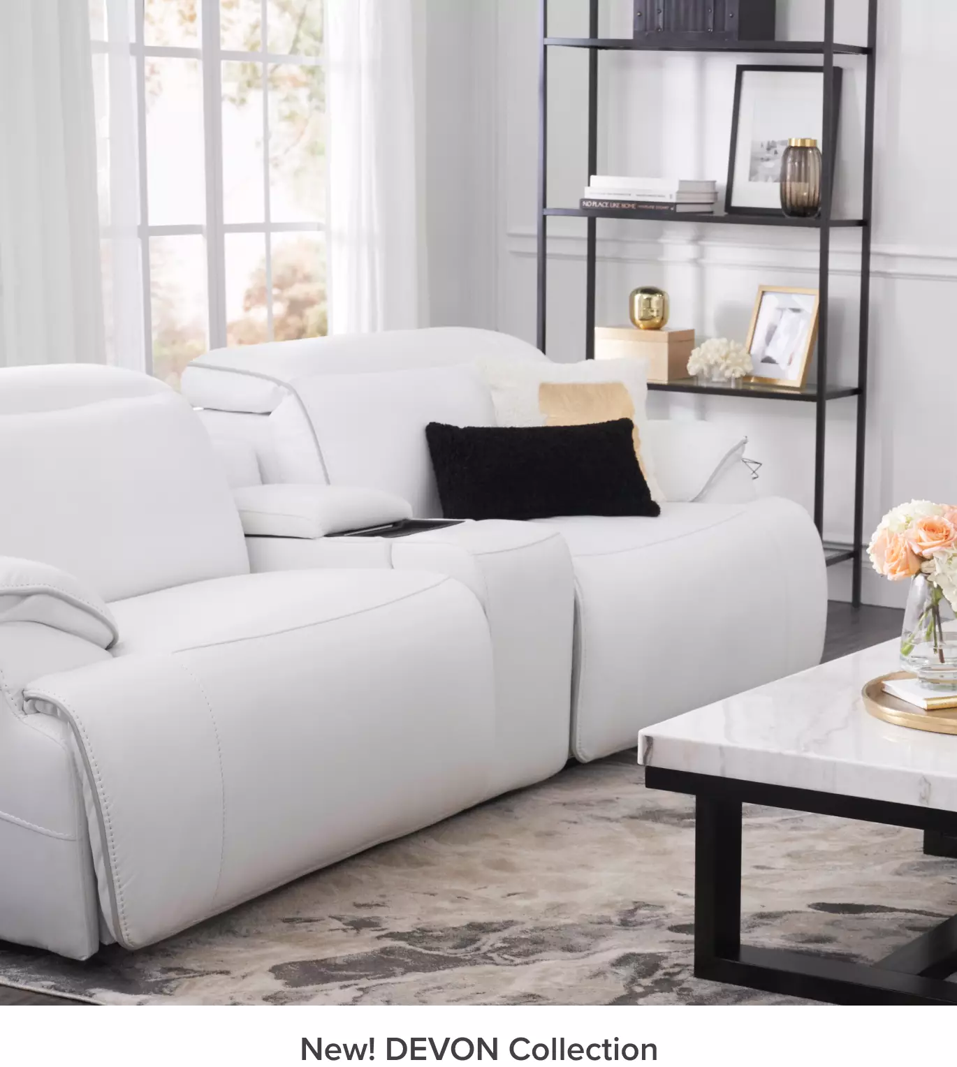 Fall Favorites: New Devon Dual-Power Reclining Sectional