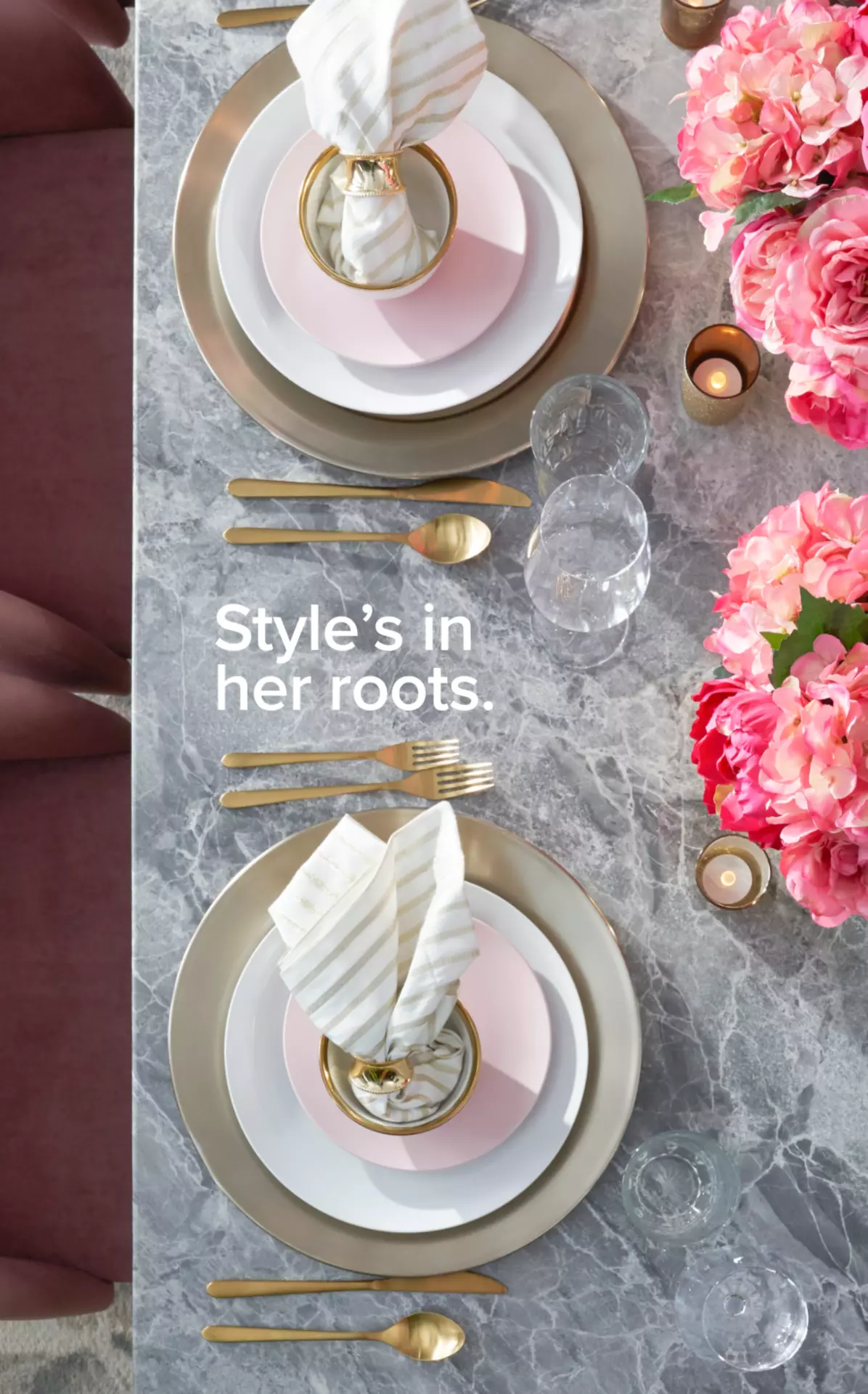 Style is in her roots.