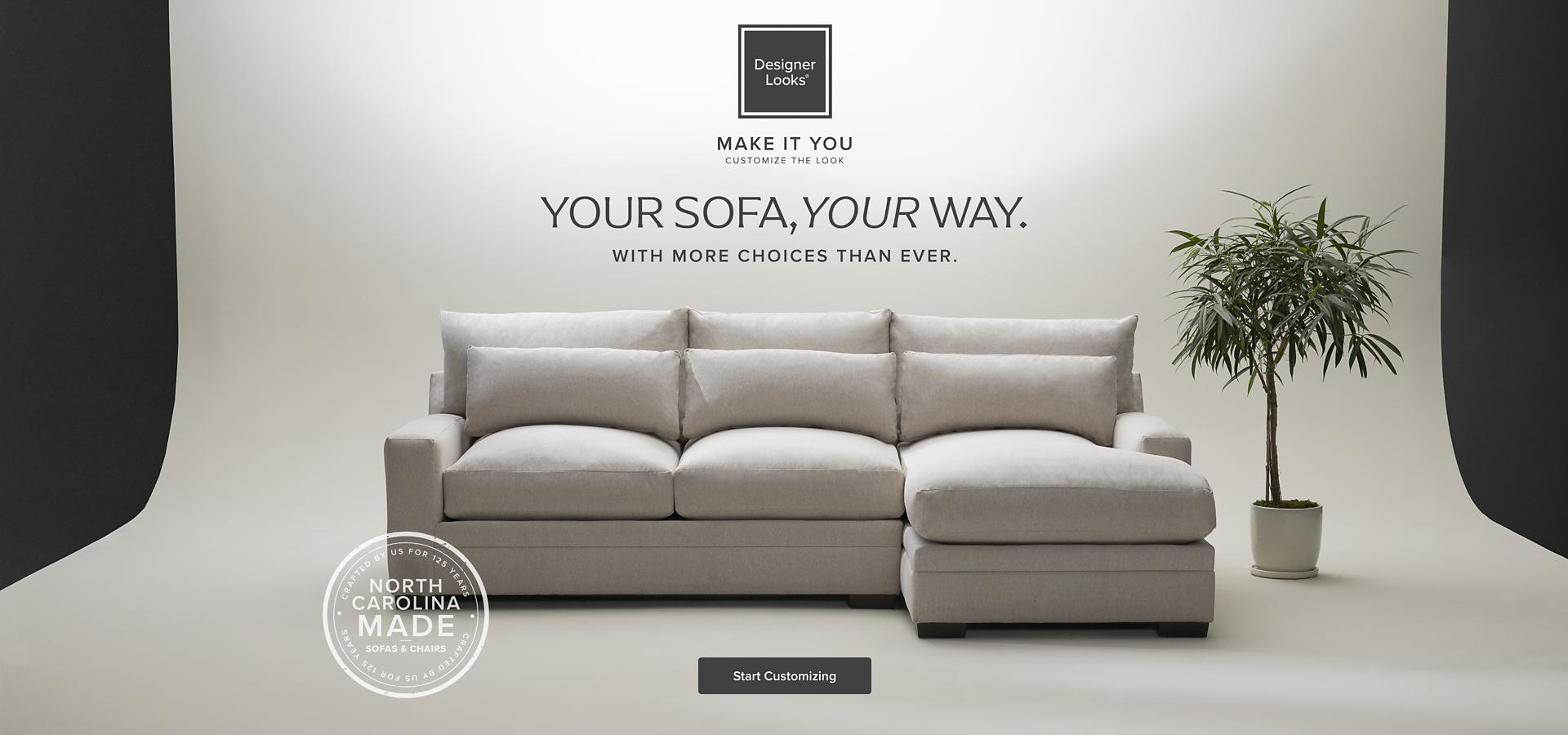 Make It You - Custom Living Room Furniture