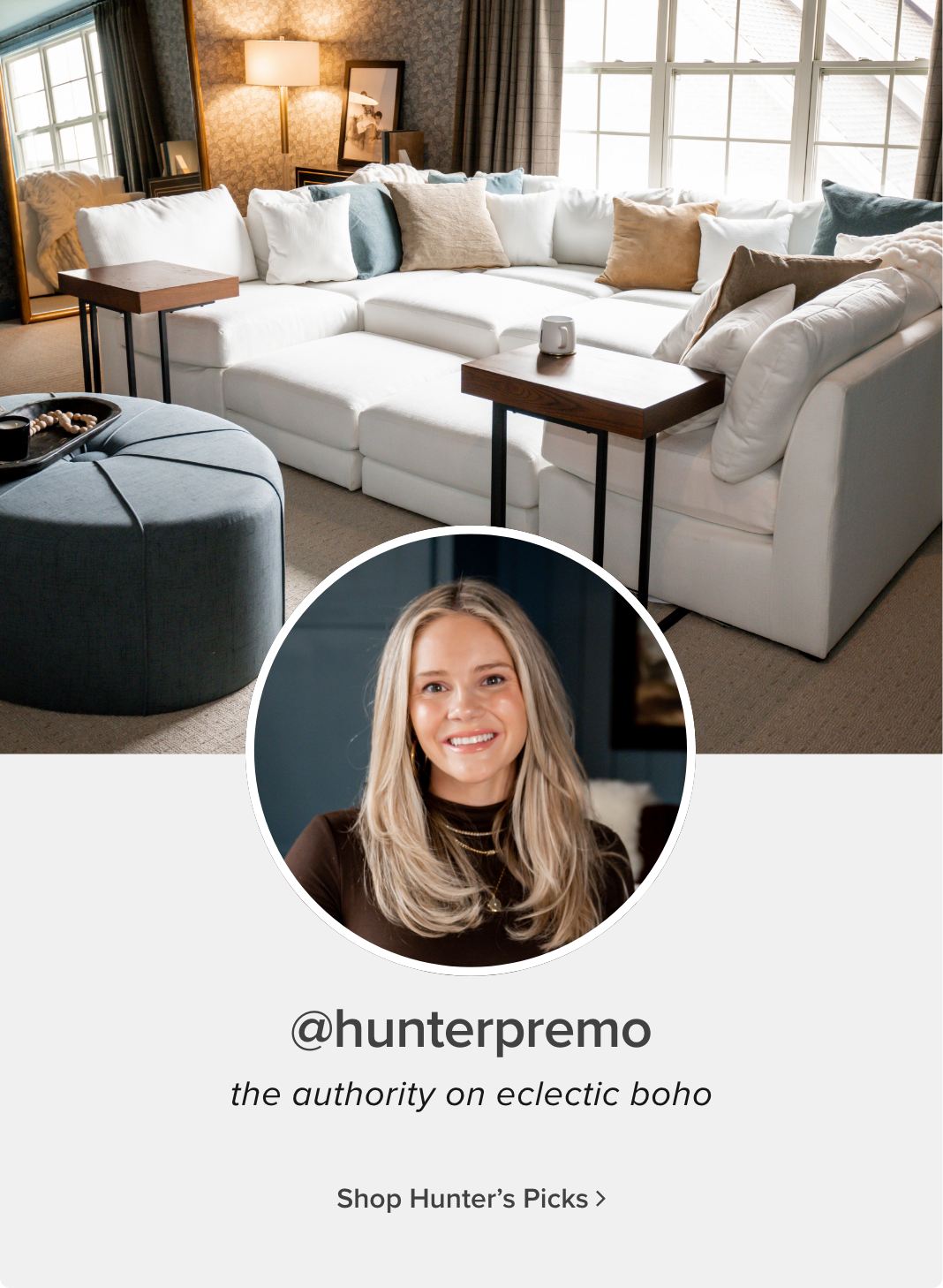 @hunterpremo the authority on eclectic boho. Shop Hunter's Picks >