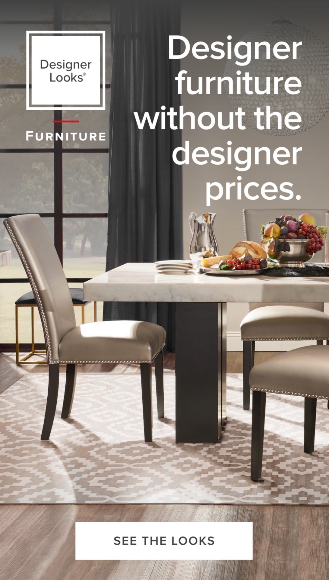 Designer dining room furniture without the designer prices.